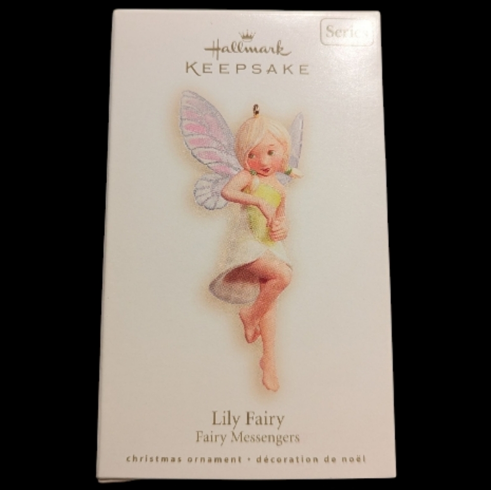 Hallmark Keepsake Lily Fairy Messengers 4th Series 2008 Christmas Ornament